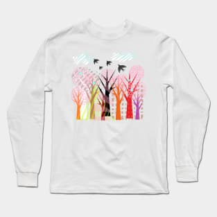 dreamy forest Long Sleeve T-Shirt